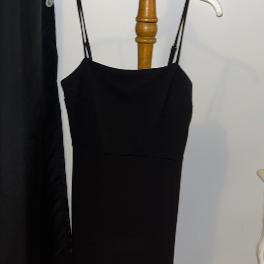 Express black strap dress